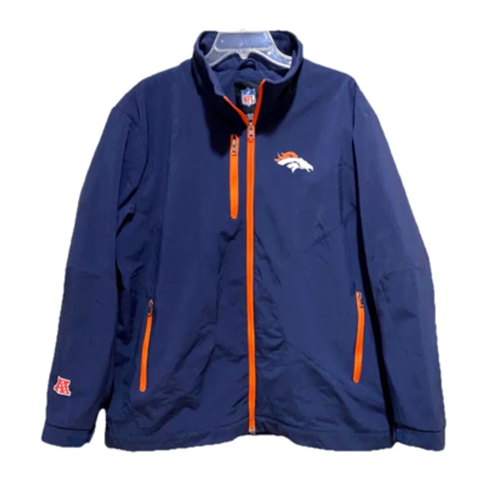 Denver Broncos Mens XL NFL Officially Licensed G-III Soft Shell Full Zip Jacket